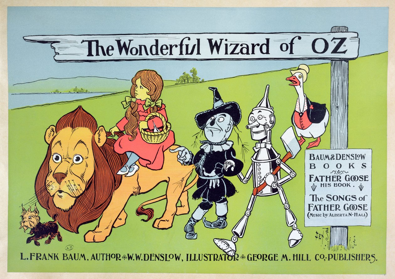 The Wonderful Wizard of Oz and Father Goose by William Wallace Denslow