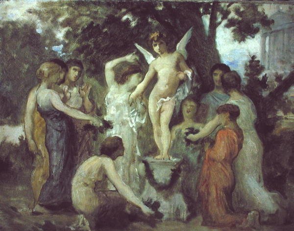 Offering to Cupid by William Adolphe Bouguereau