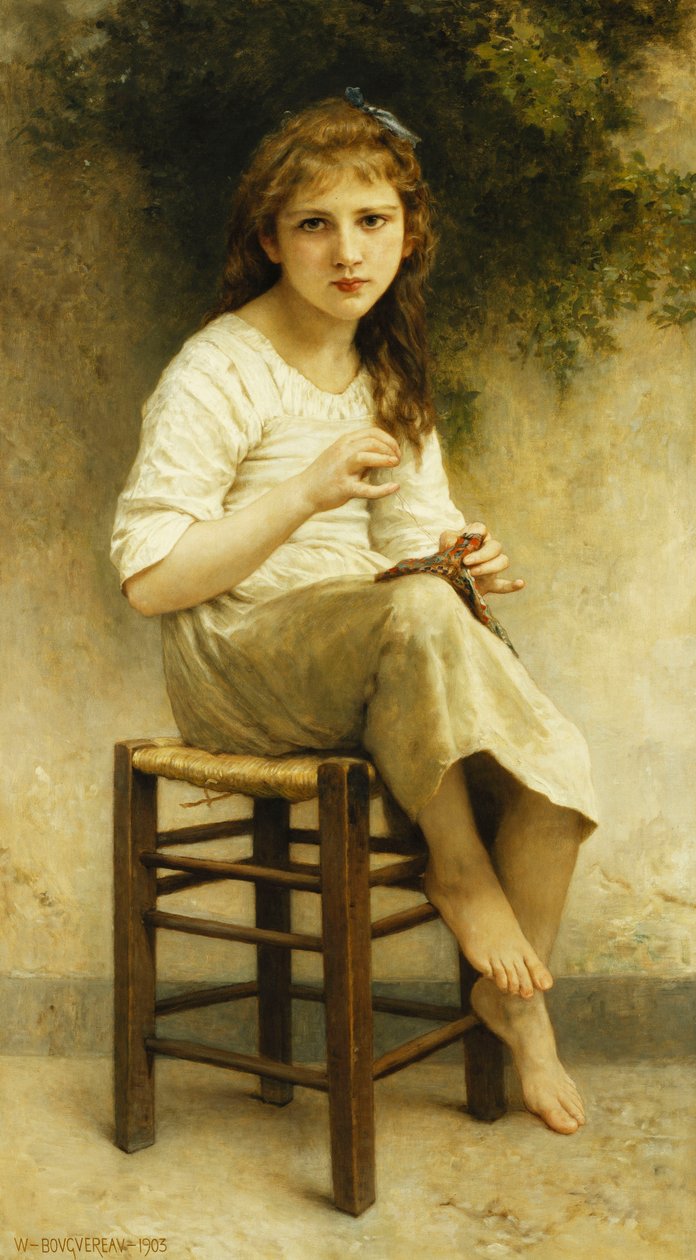 Idle Thoughts by William Adolphe Bouguereau