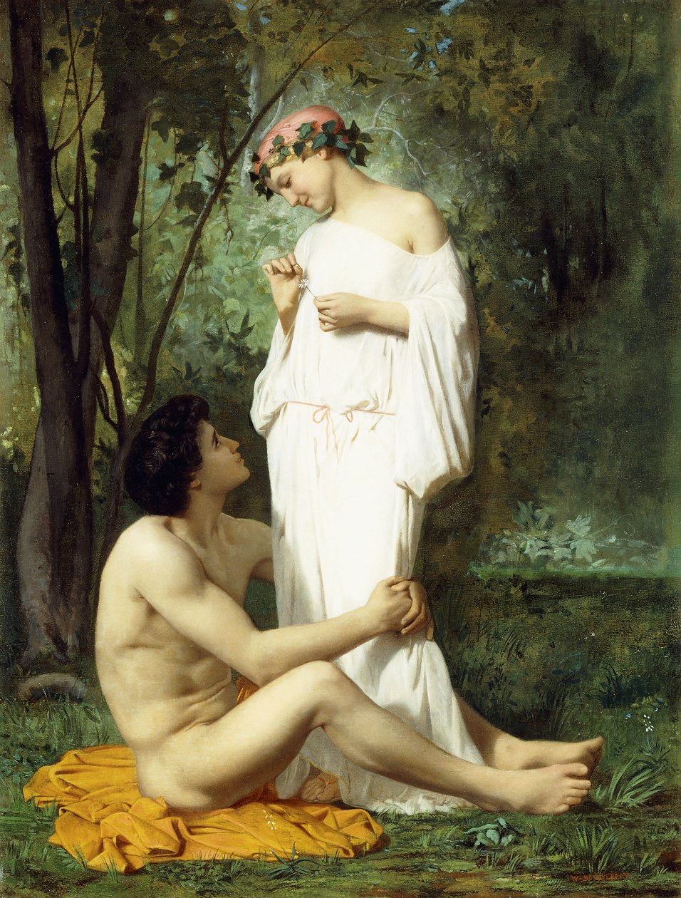 Idyll by William Adolphe Bouguereau