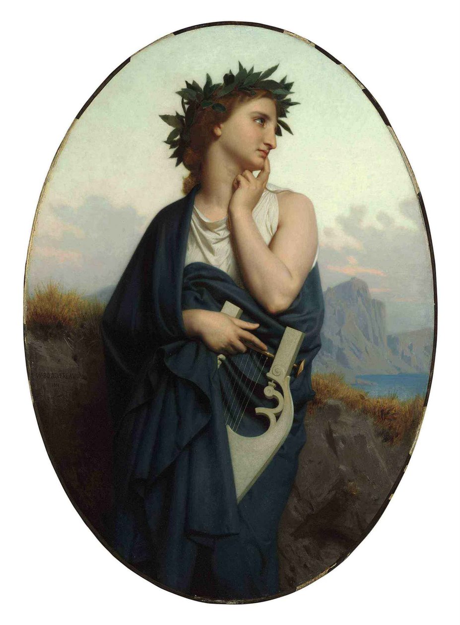 The Muse (Philomela) by William Adolphe Bouguereau