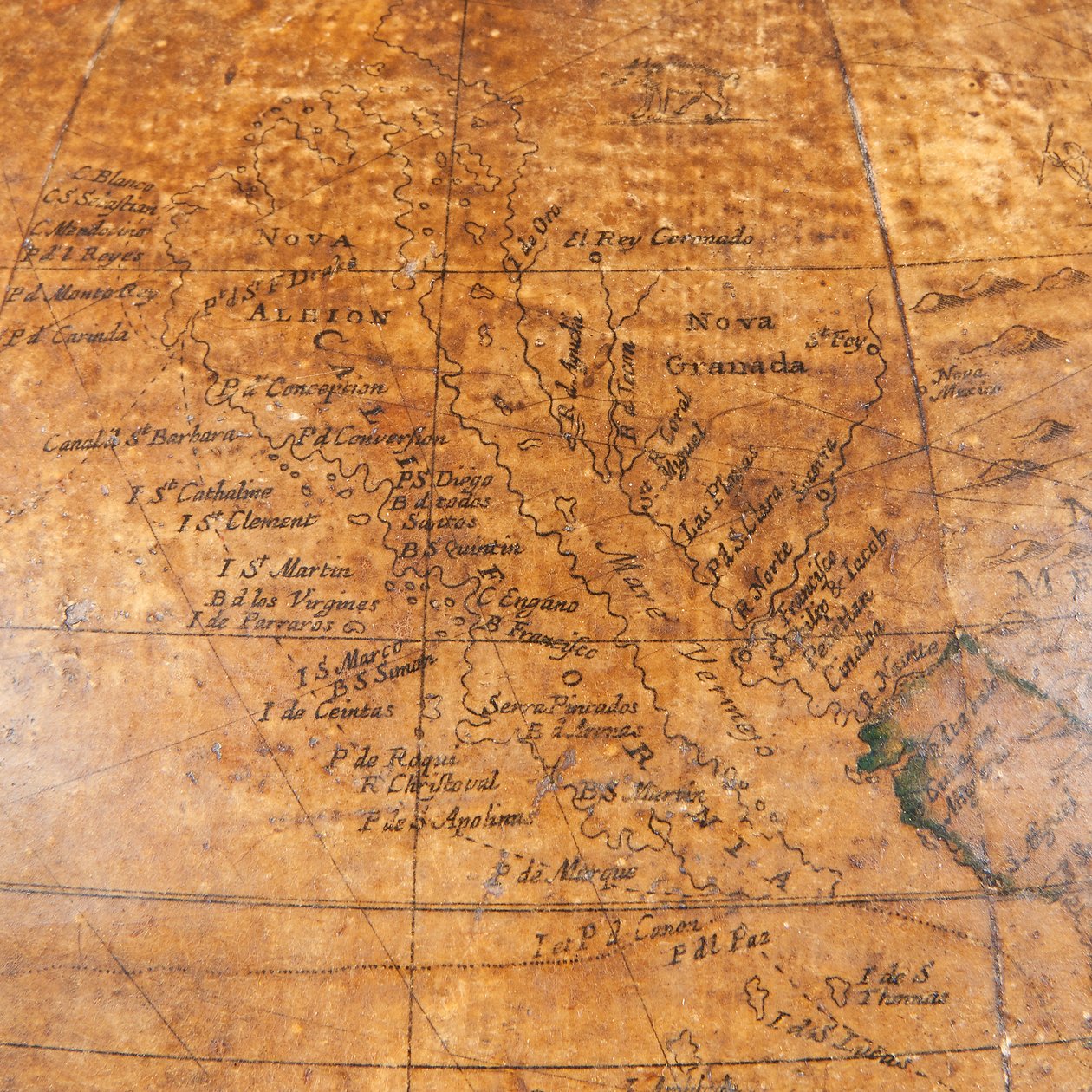 Early English Terrestrial Globe by William Berry