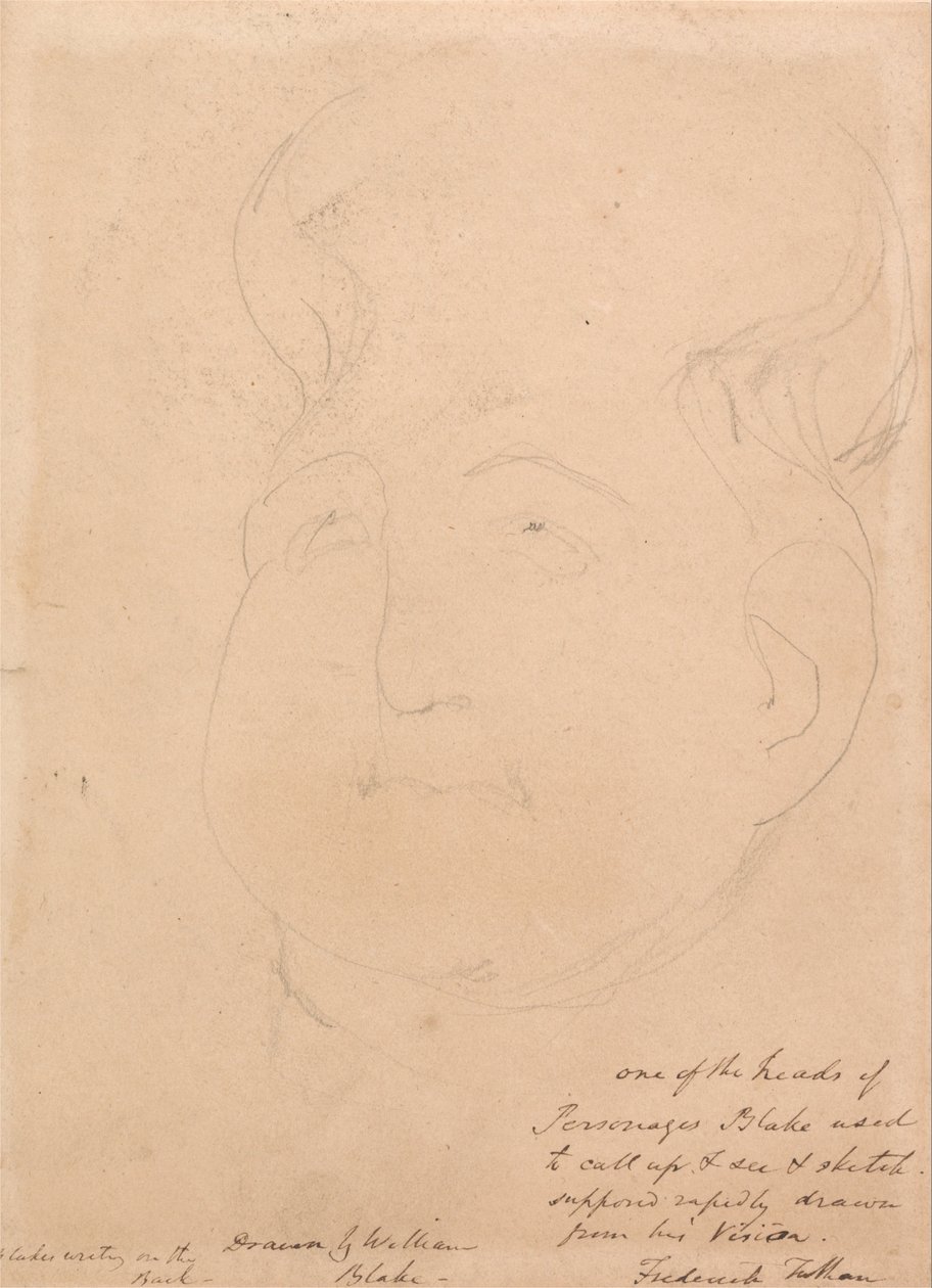 A Visionary Head by William Blake
