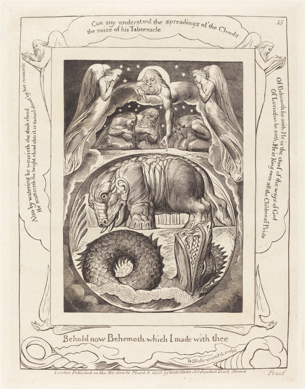 Behemoth and Leviathan by William Blake