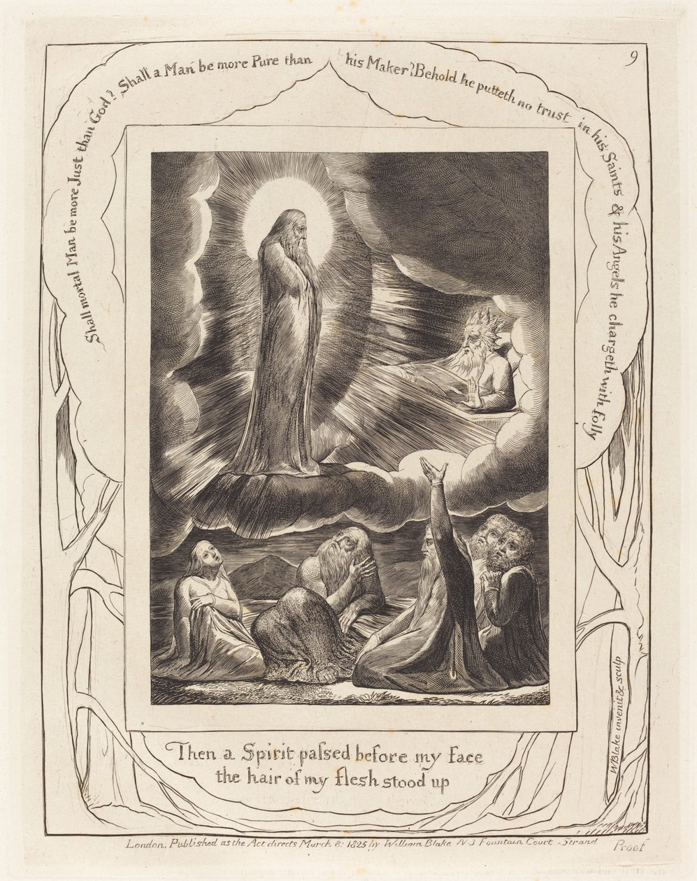 The Vision of Eliphaz by William Blake