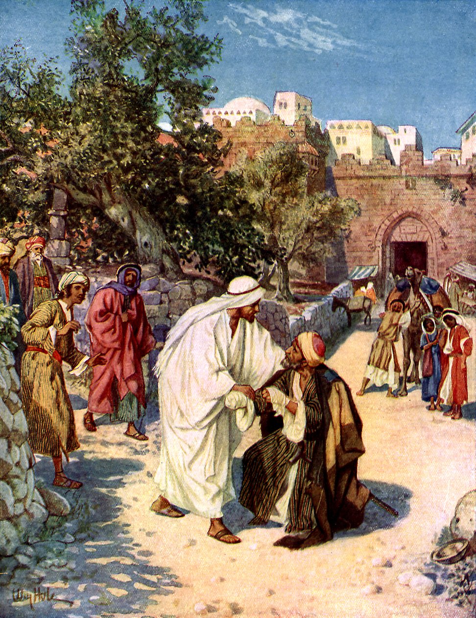 Jesus Cleanses a Leper by William Brassey Hole