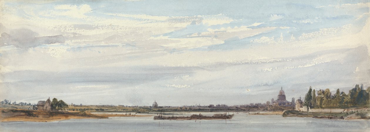 View of Paris from Charenton by William Callow