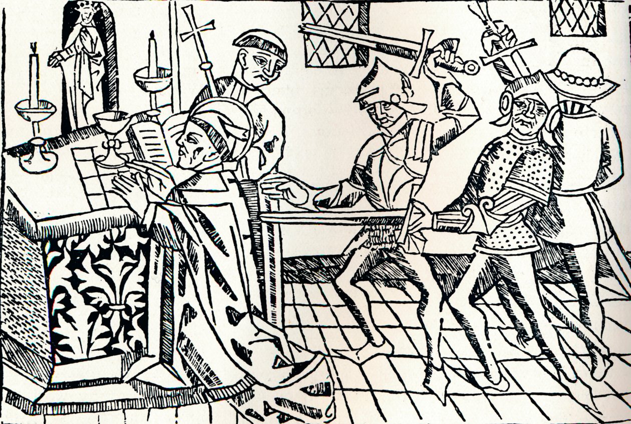Martyrdom of St. Thomas of Canterbury by William Caxton