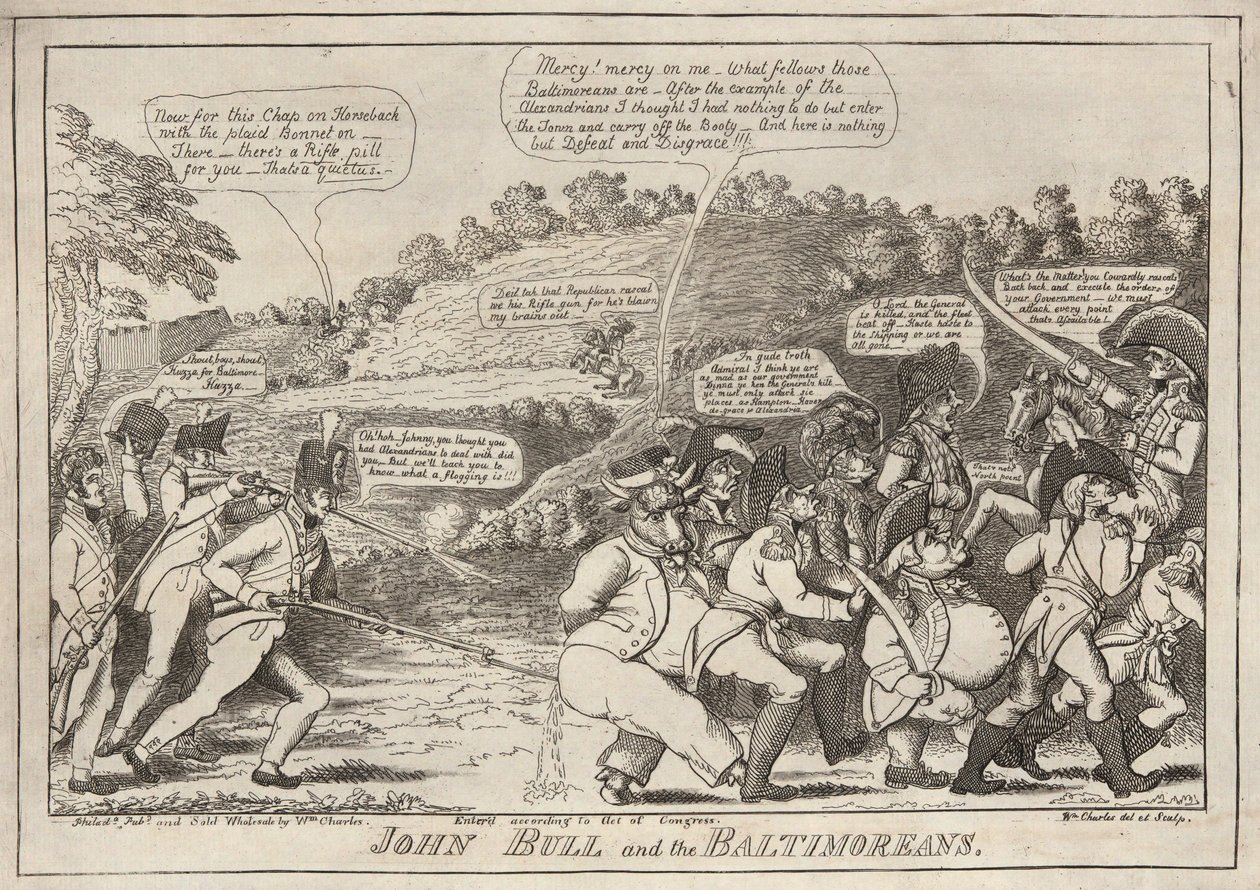 John Bull and the Baltimoreans by William Charles