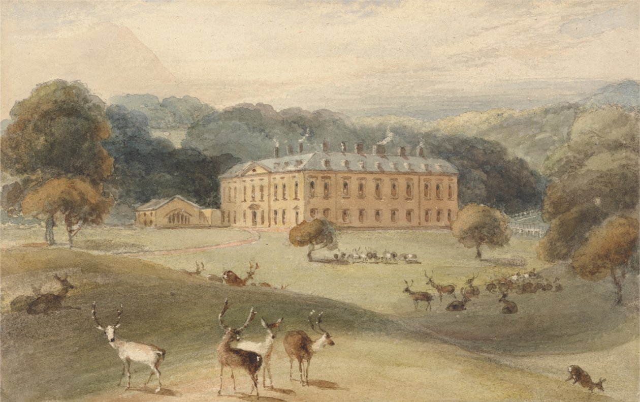 Althorp House, Northamptonshire by William Daniell