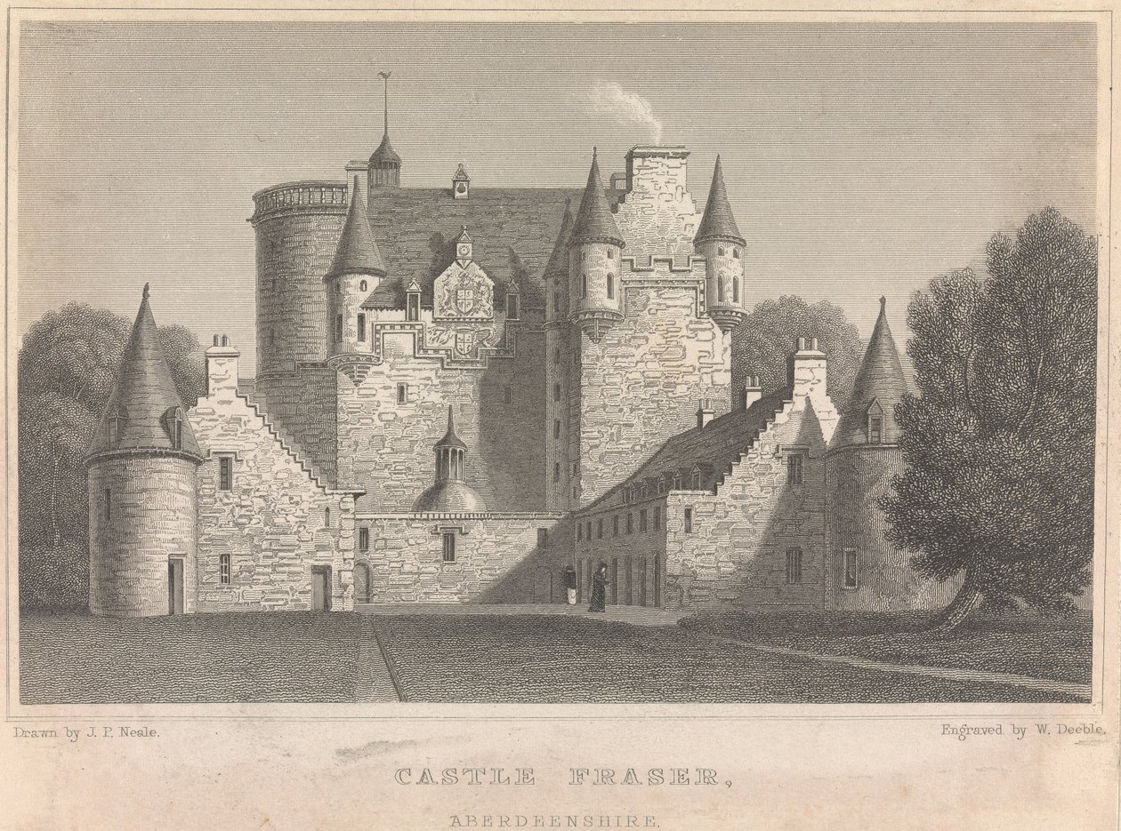 Castle Fraser, Aberdeenshire; Page 4 (Volume Two) by William Deeble