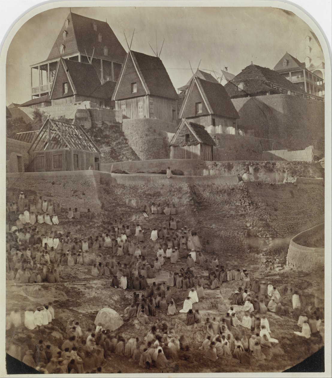 View of Antsahatsiroa, Madagascar by William Ellis