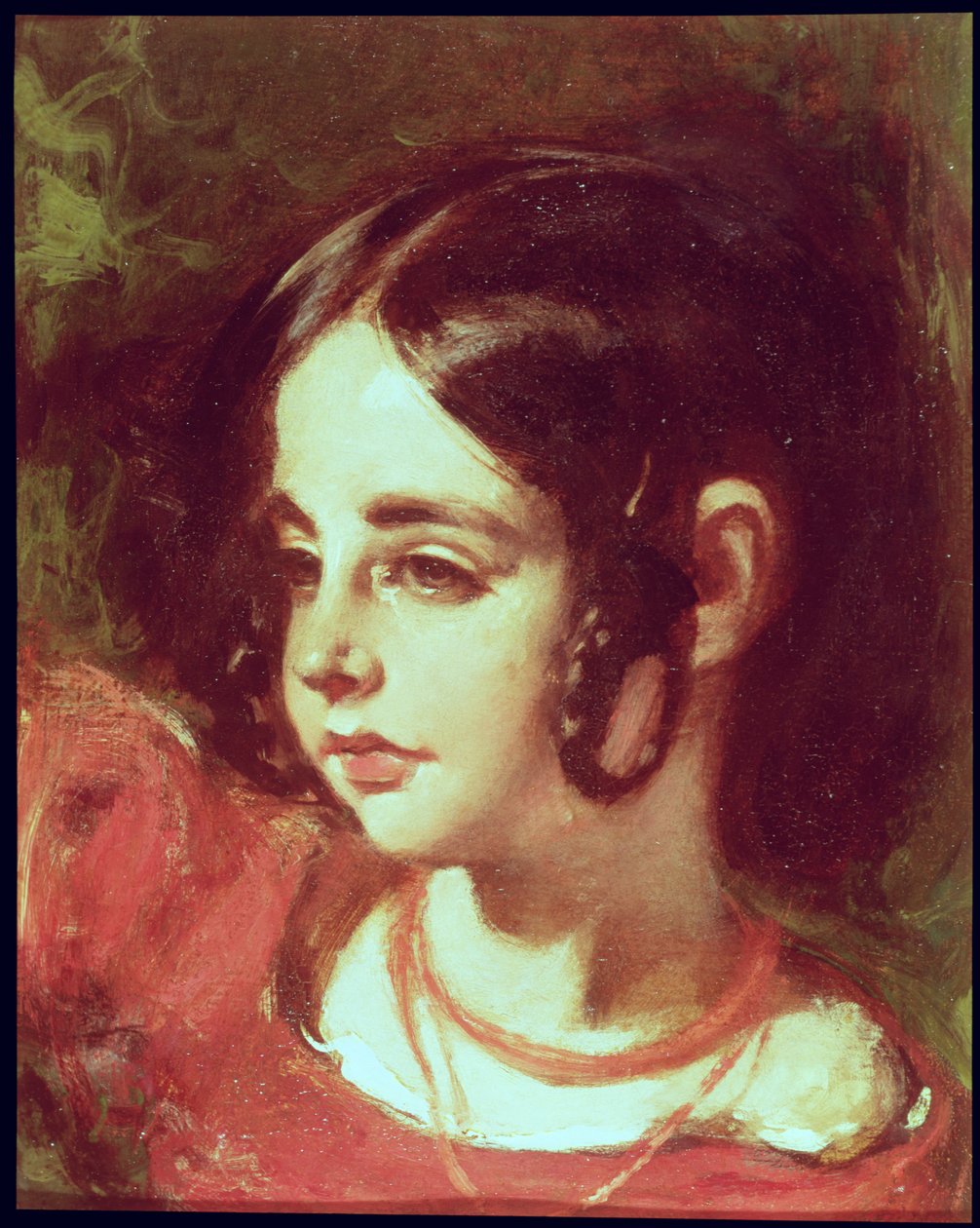 Head of a Girl by William Etty