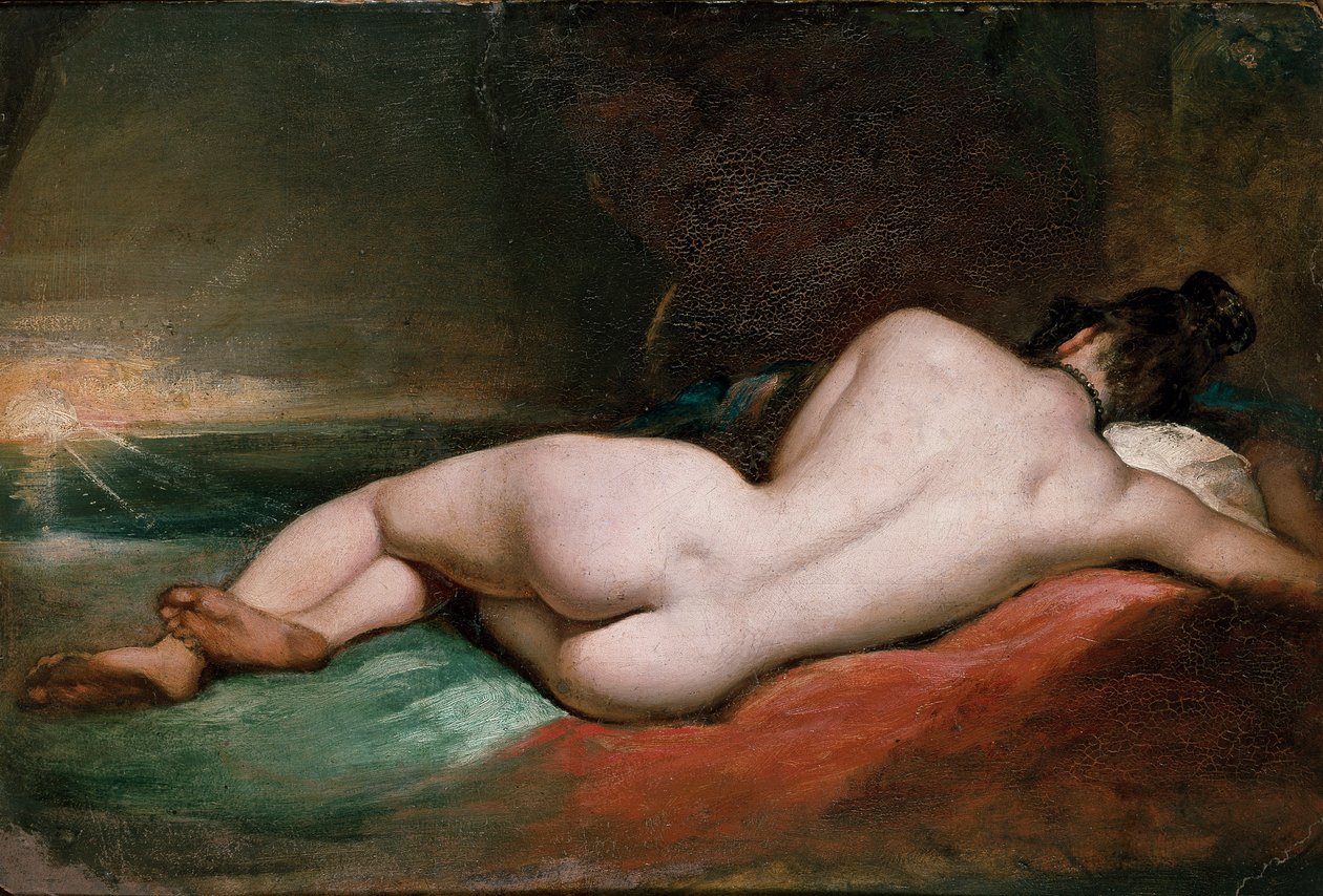 Nude Woman Reclining by William Etty