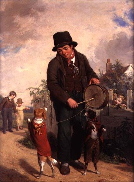 The Strolling Player by William Frederick Witherington