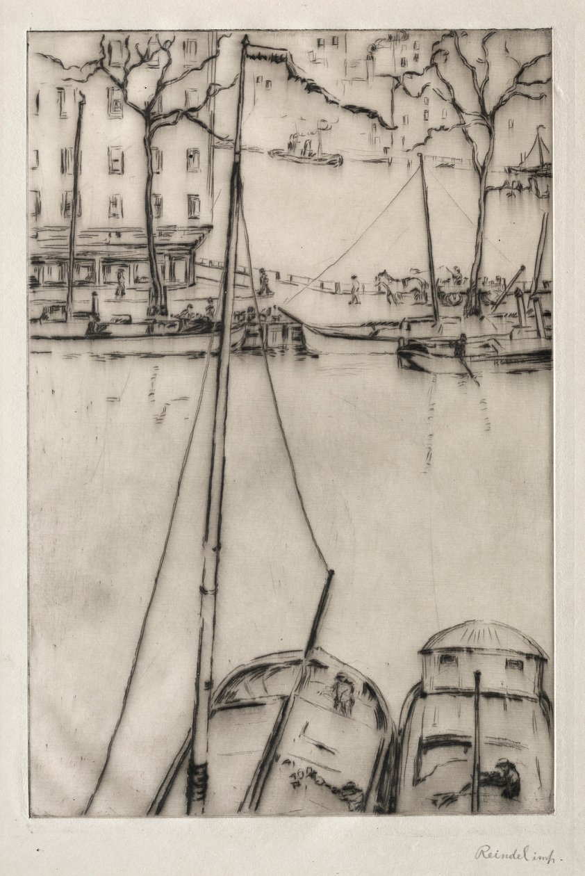 View in Rotterdam by William George Reindel