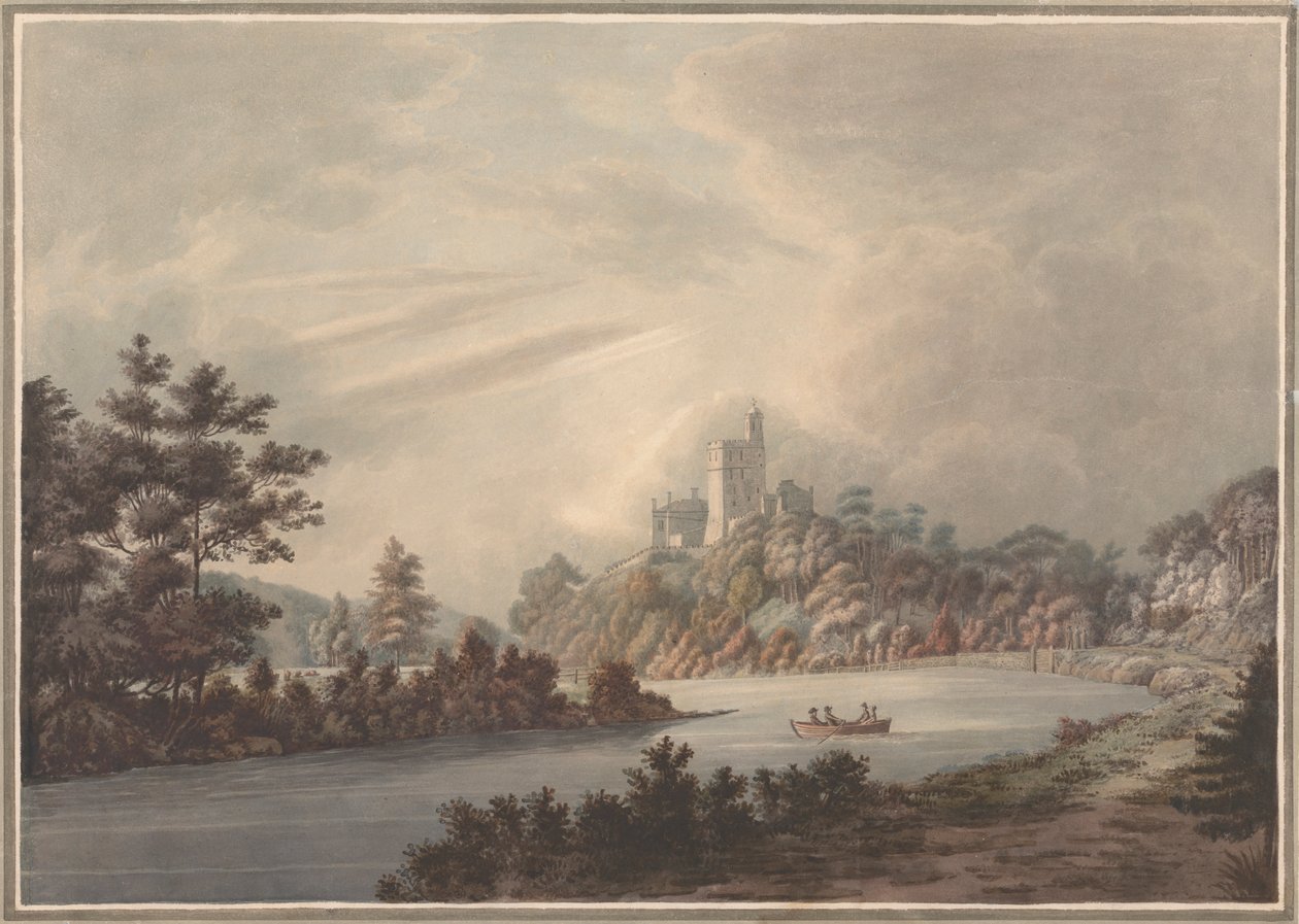 Landscape, Castle by a River by William Green