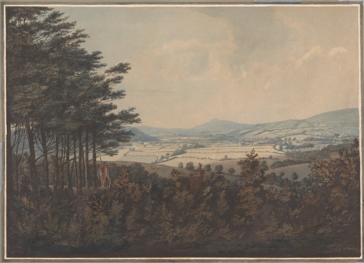 Landscape with Vale and Mountains by William Green