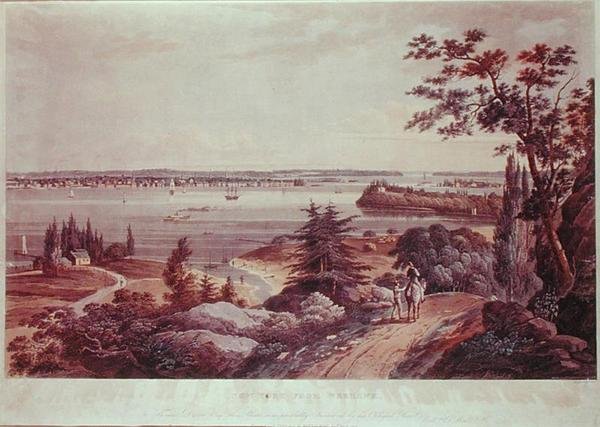 New York from Weehawk by William Guy Wall