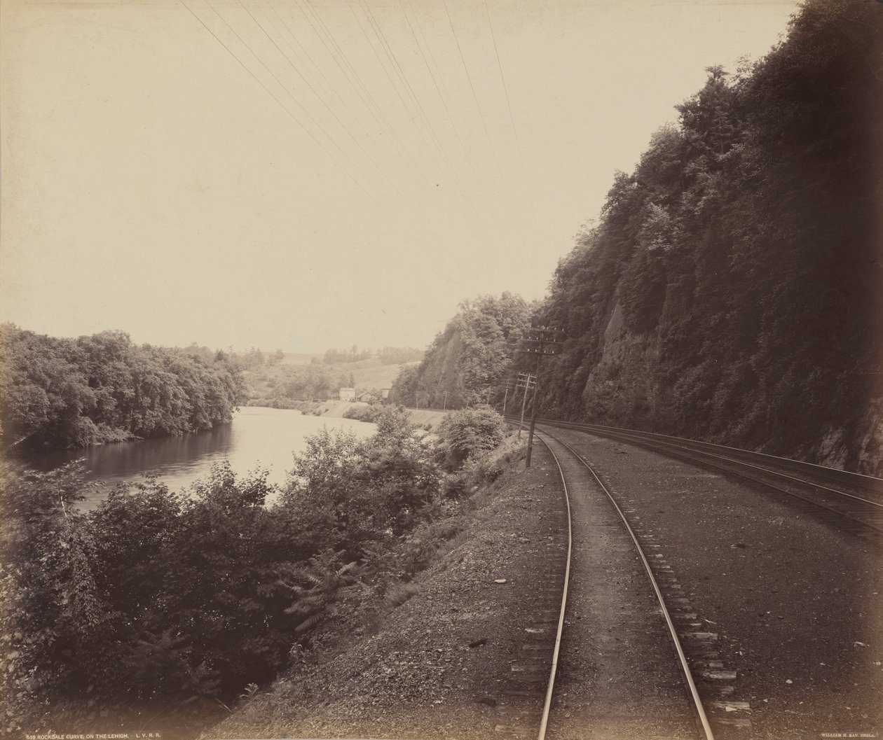 Rockdale Curve, On the Lehigh by William H. Rau