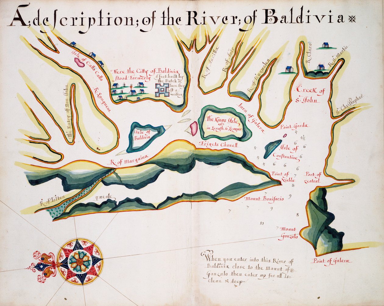 A description of the river of Baldivia by William Hack