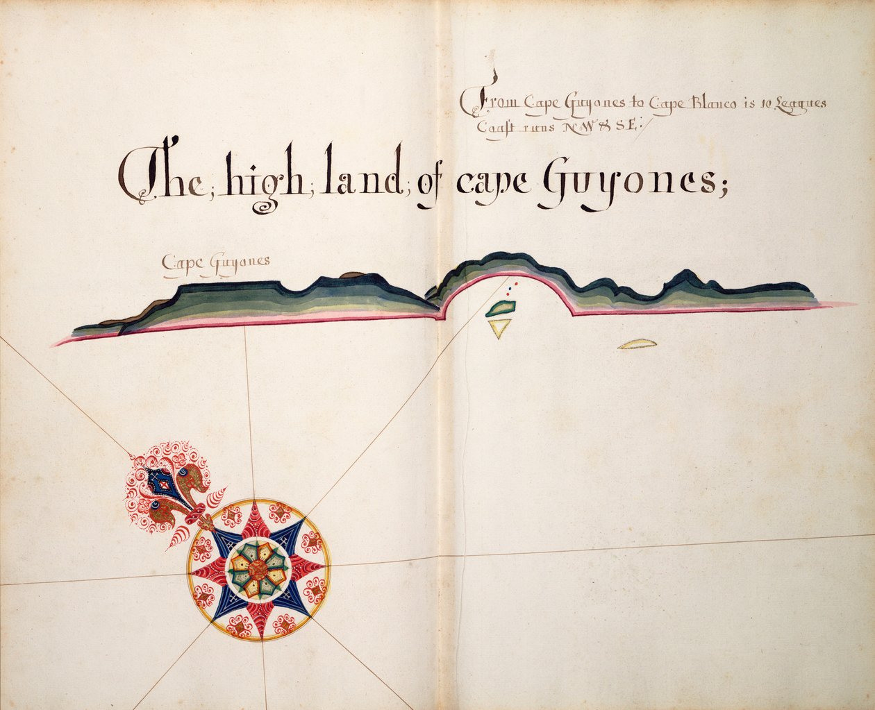 The High Land of Cape Guyones by William Hack