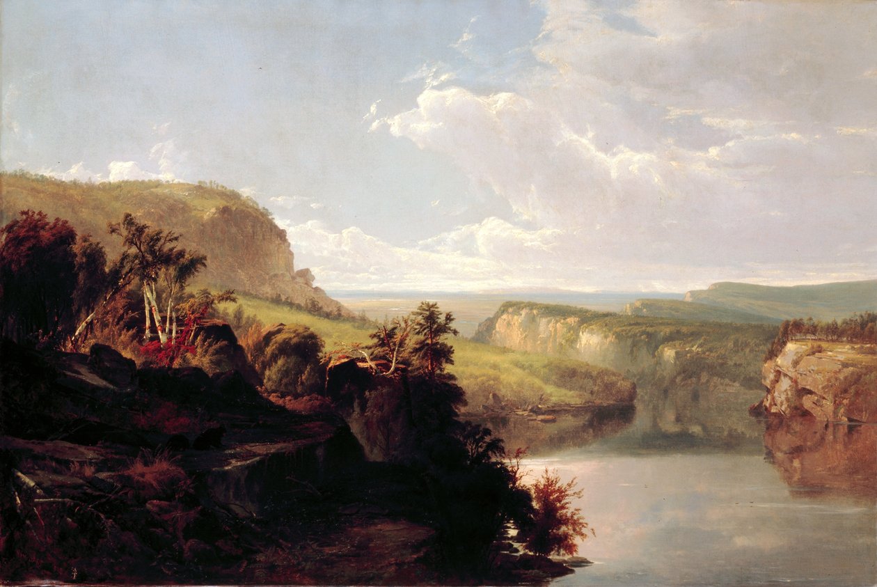 Lake Among the Hills (Lake Mohonk) by William Hart
