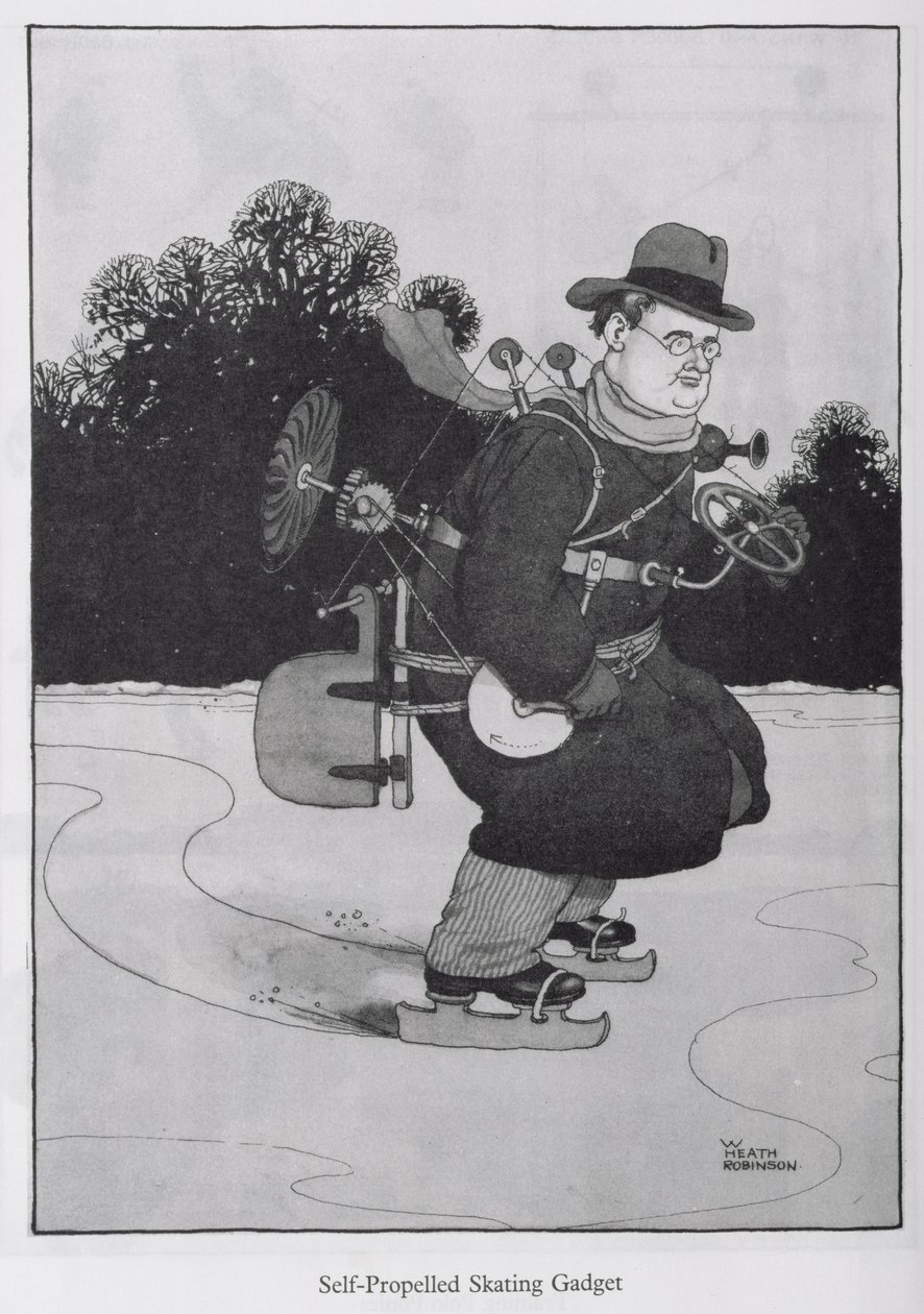 Self-Propelled Skating Gadget, Illustration from 