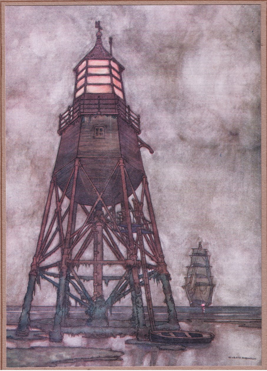 The coast wise lights of England by William Heath Robinson