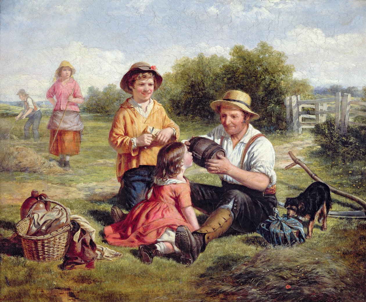 Hayfield by William Hemsley