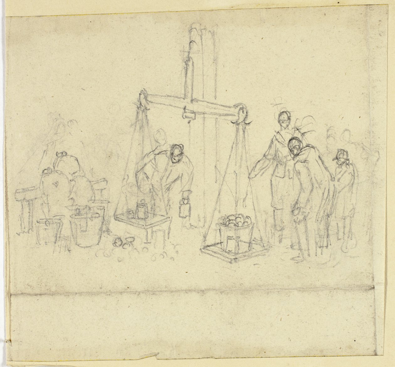 Scales at Market by William Henry Pyne
