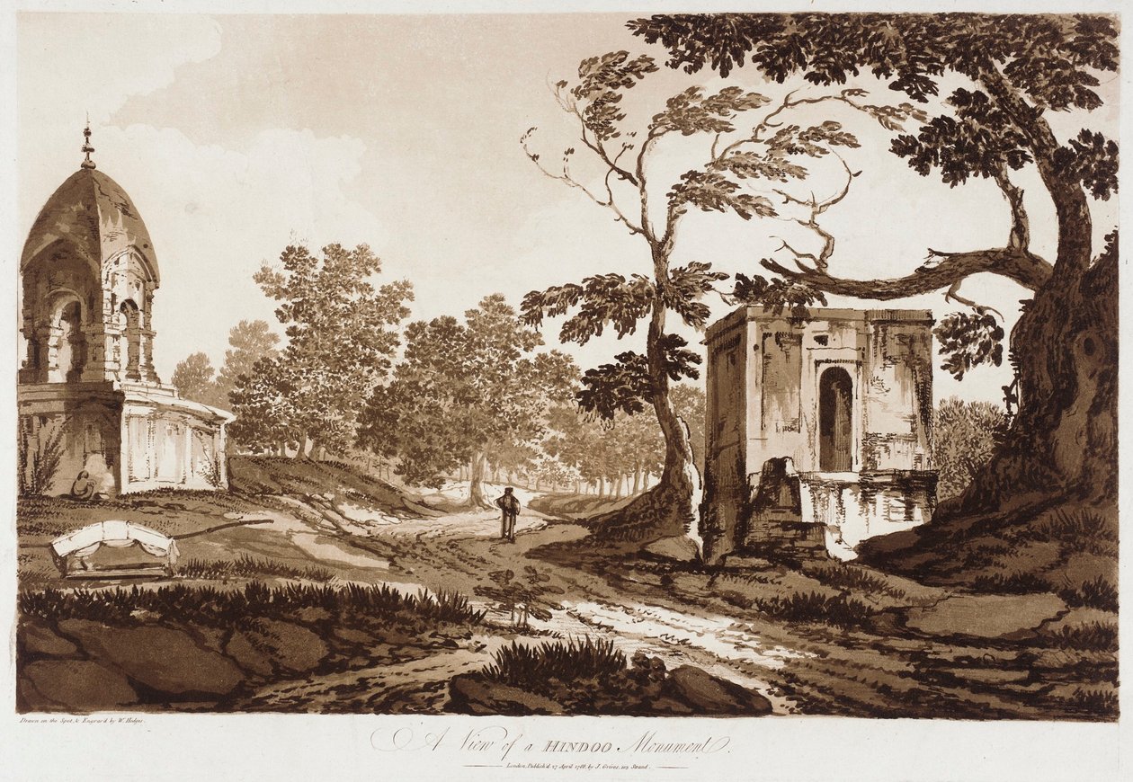 A View of a Hindoo Monument by William Hodges