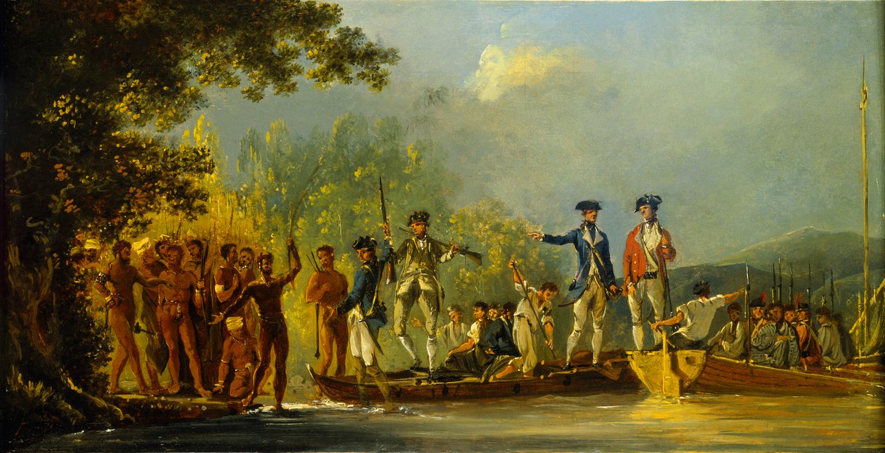 Landing at Mallicolo by William Hodges