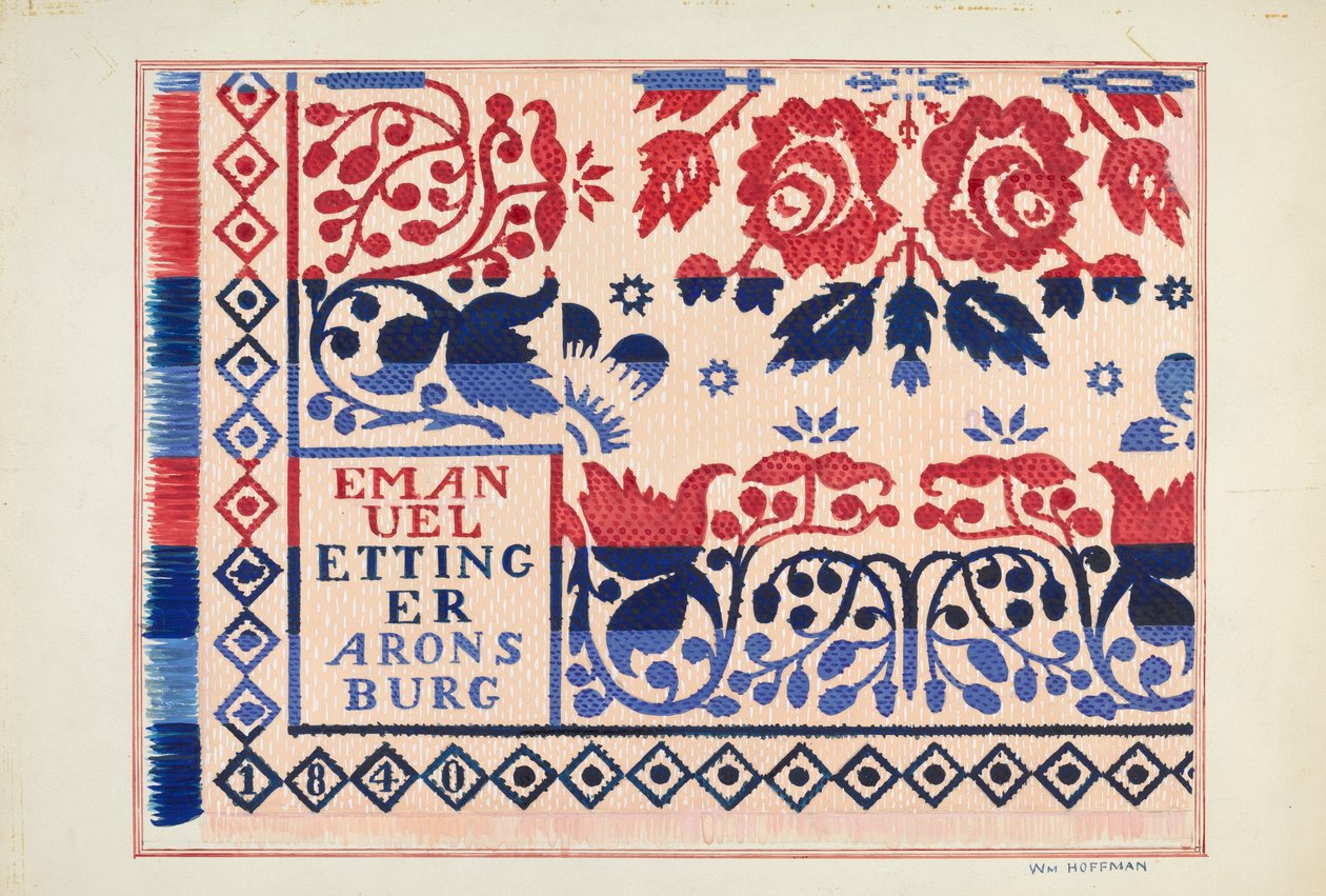 Coverlet by William Hoffman