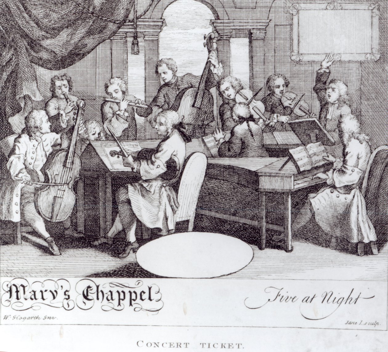 Concert Ticket for Mary