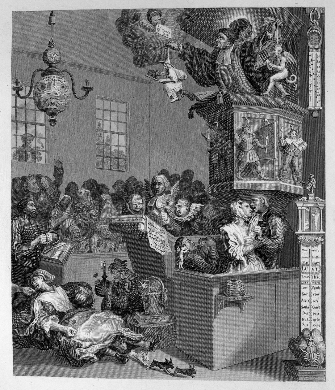Credulity, Superstition and Fanaticism by William Hogarth