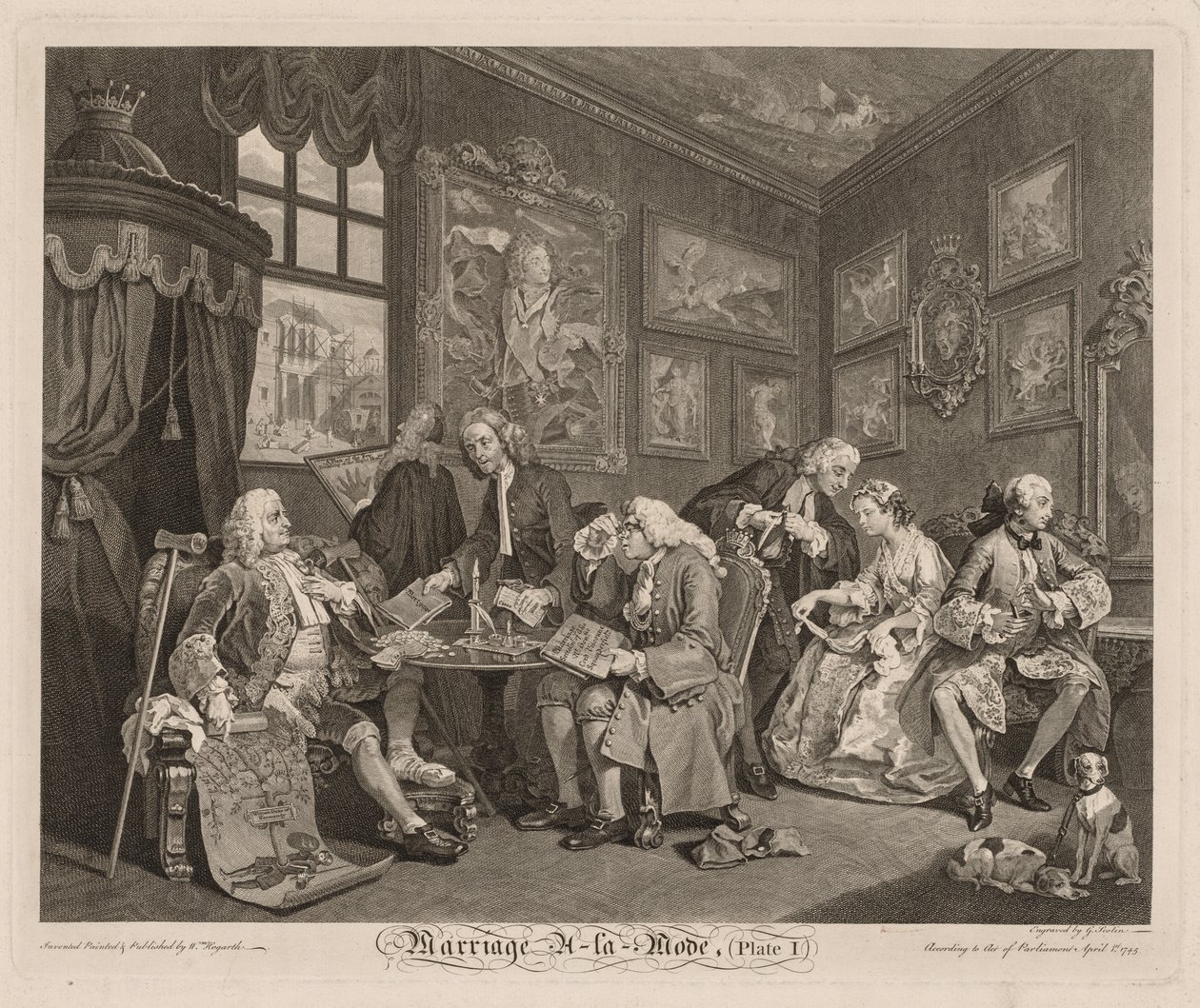 Marriage à la Mode by William Hogarth