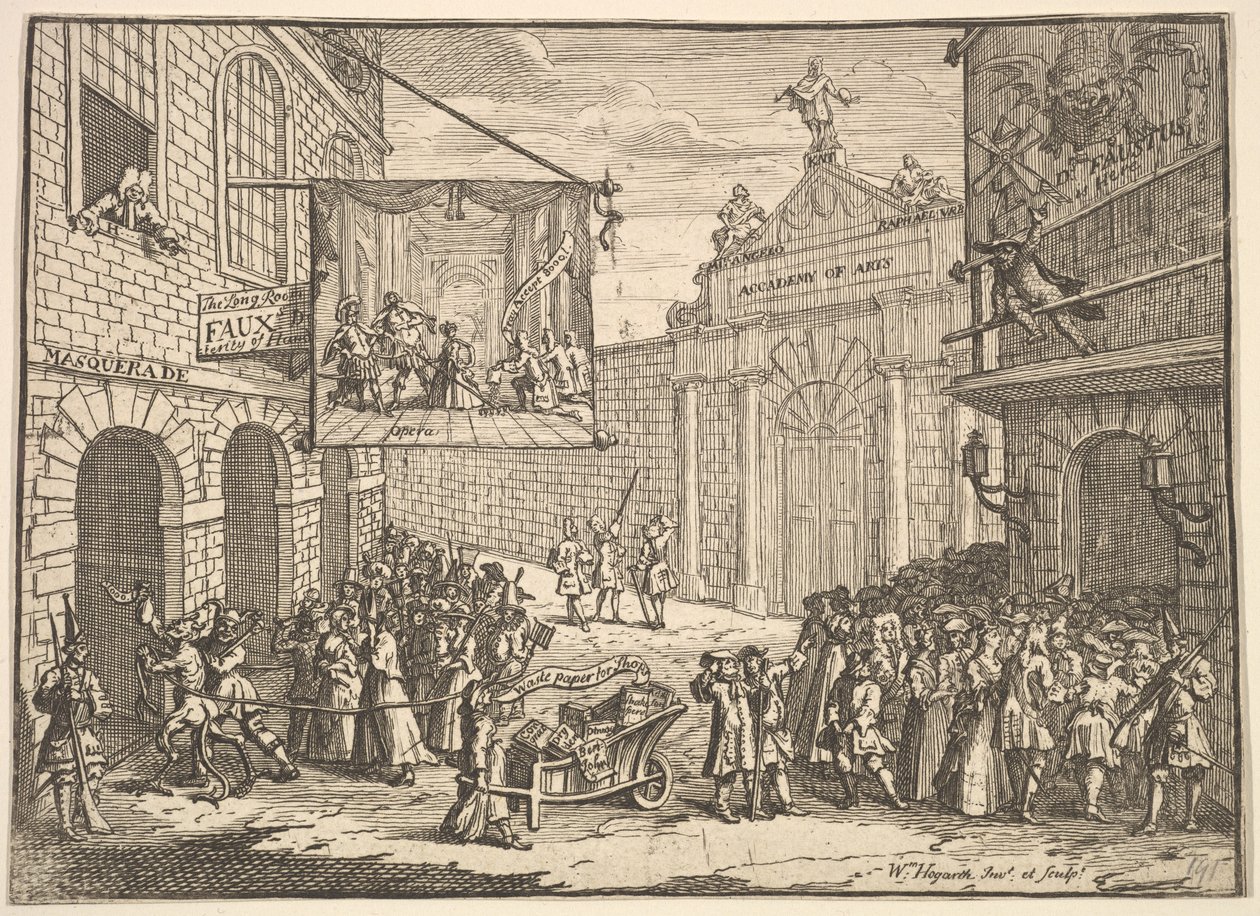 Masquerades and Operas by William Hogarth