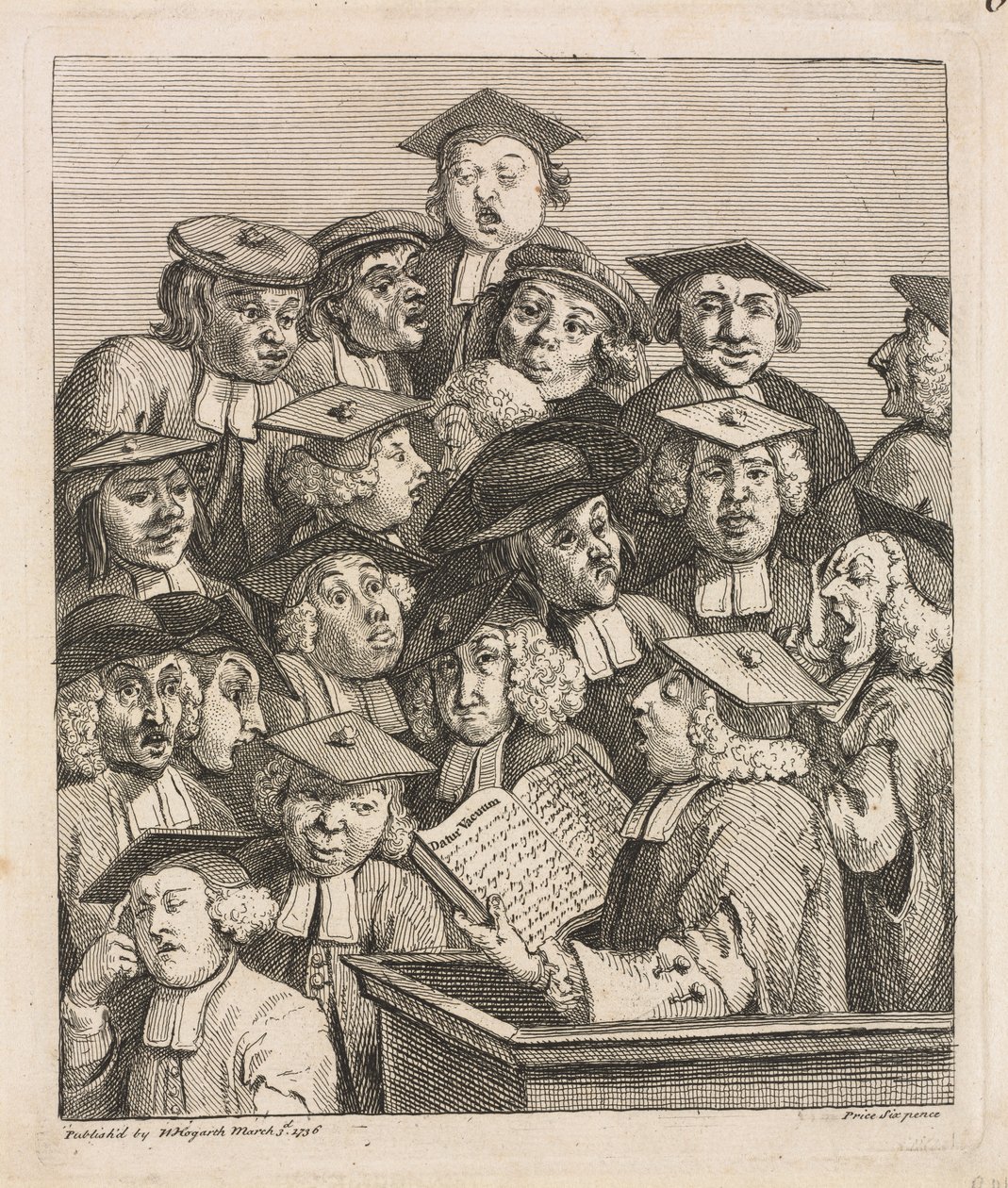 Scholars at a Lecture by William Hogarth