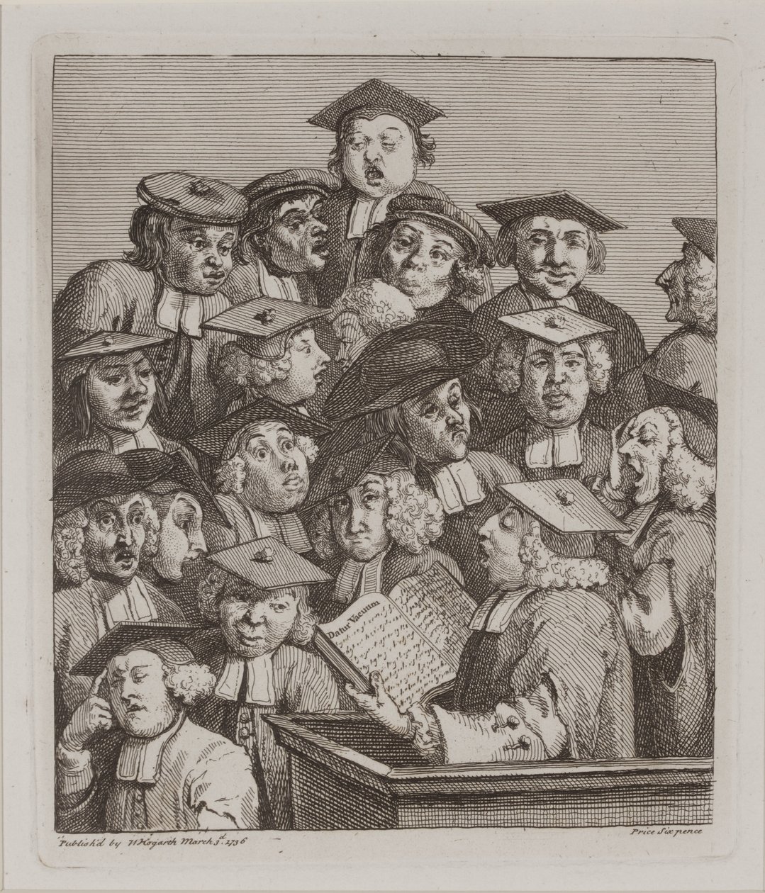 Scholars at a Lecture by William Hogarth