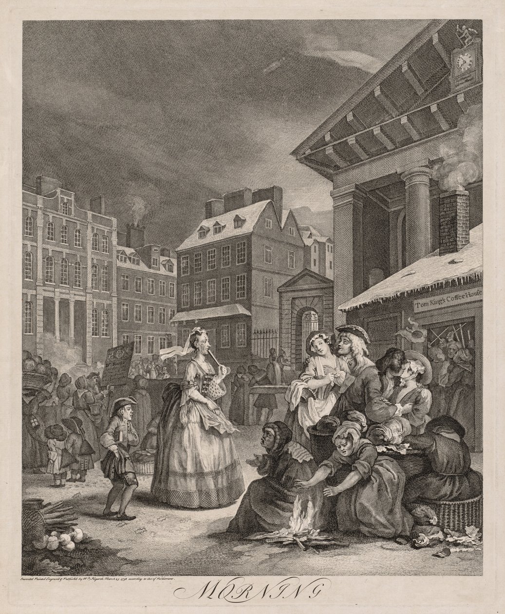 The Four Times of Day by William Hogarth