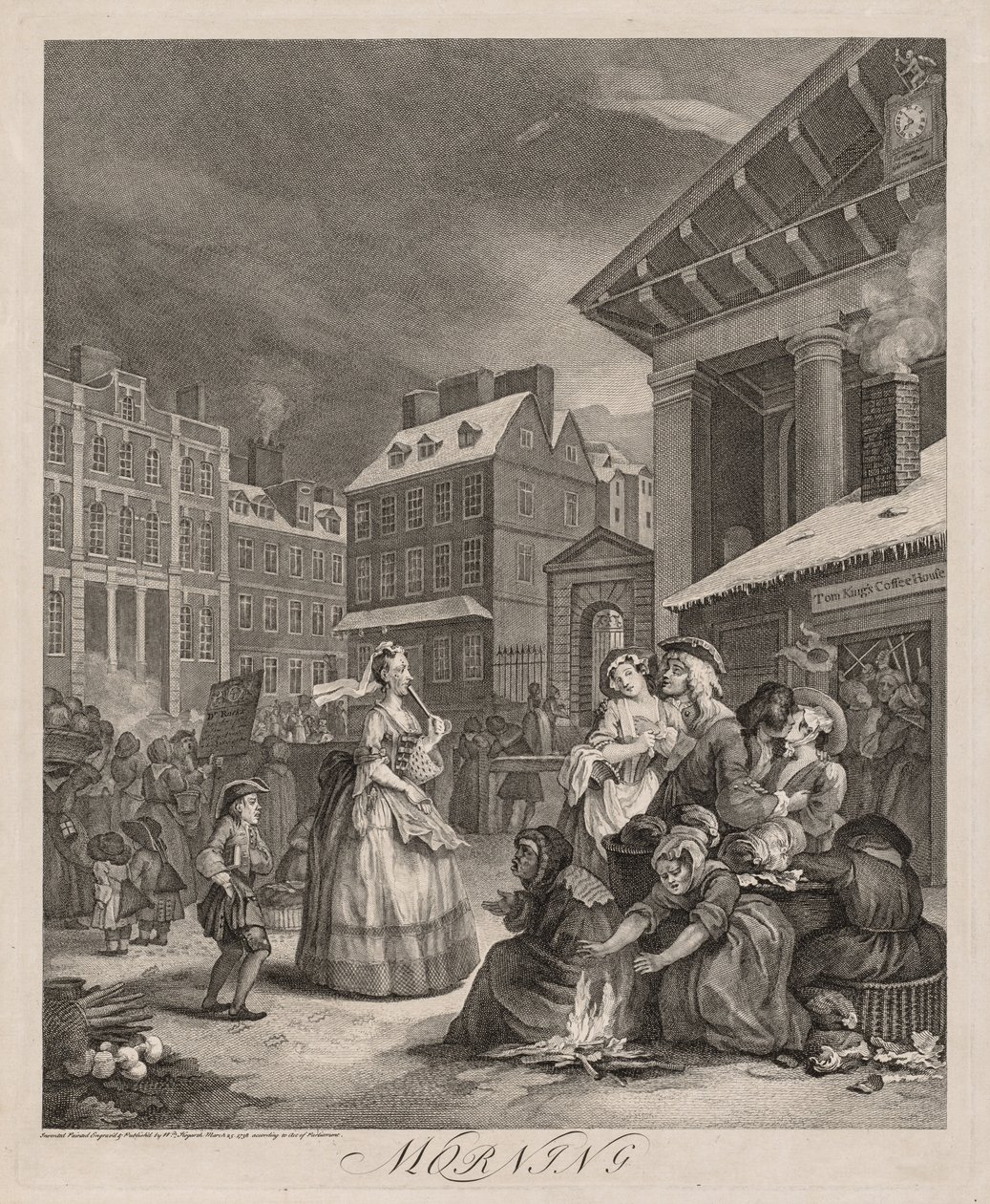 The Four Times of Day by William Hogarth