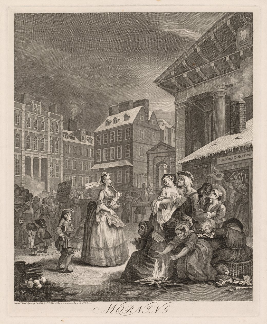 The Four Times of Day: Morning by William Hogarth