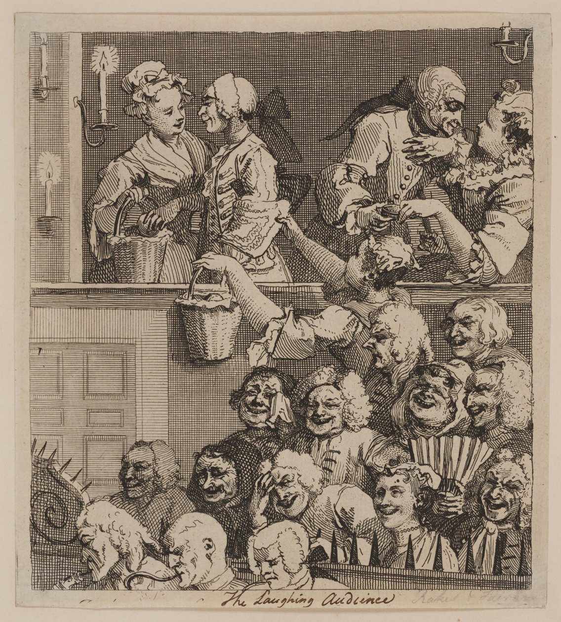 The Laughing Audience by William Hogarth