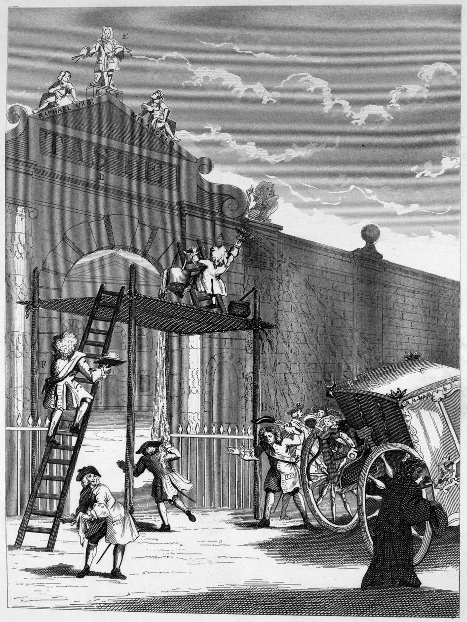 The Man of Taste by William Hogarth
