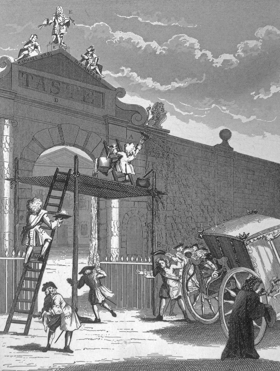 The Man of Taste by William Hogarth