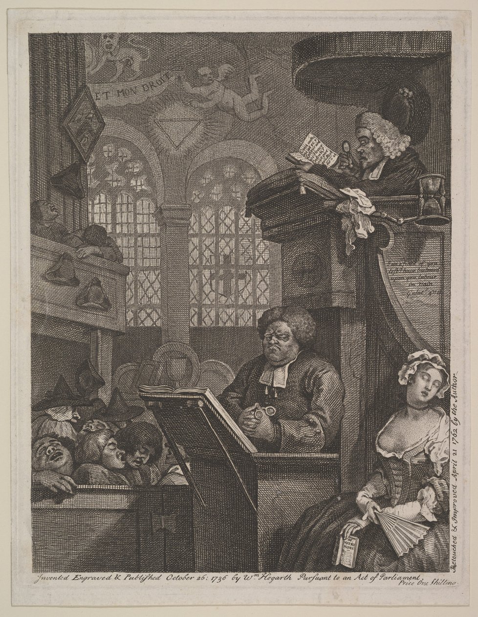 The Sleeping Congregation by William Hogarth