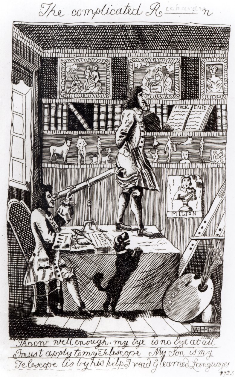 The complicated Richardson, 1724 by William Hogarth