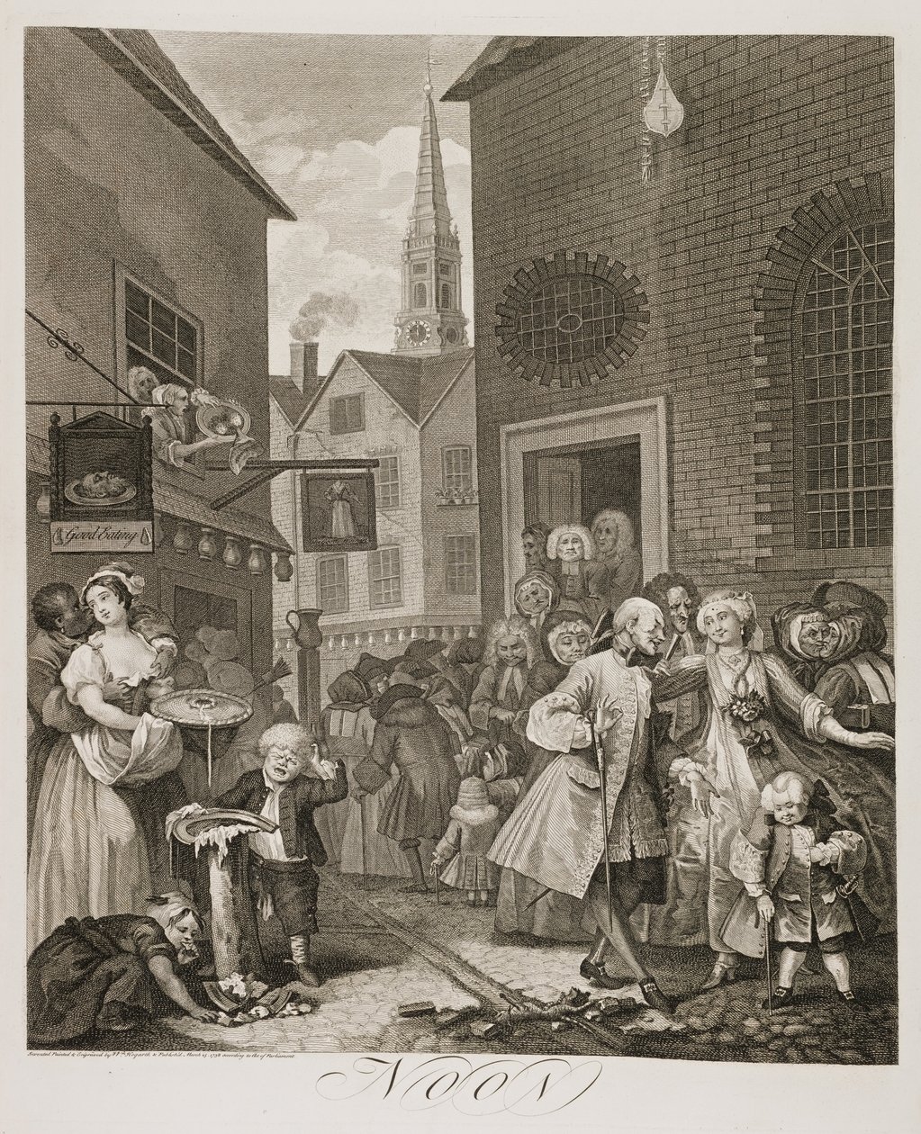 Four Times of the Day: Noon by William Hogarth