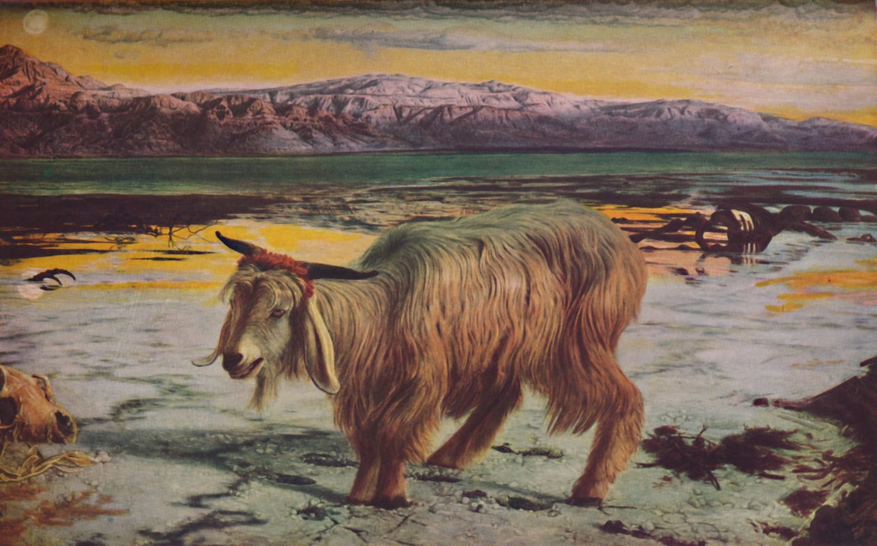 The Scapegoat by William Holman Hunt